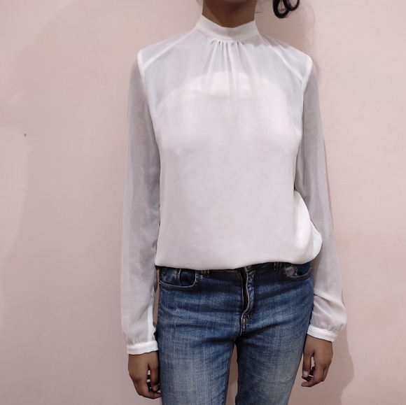 zara Backless white top - Picture 2 of 6